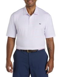 Vineyard Vines - Big & Tall Tri Bradley Striped Sankaty Performance Polo Shirt - Lyst
