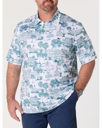 Vineyard Vines - Big & Tall Printed Sankaty Performance Polo Shirt - Lyst