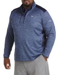 Callaway Apparel - Big & Tall Weather Series 1 4-Zip Fleece Golf Pullover - Lyst