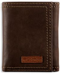 Columbia - Big & Tall Extra Capacity Rfid Leather Tri-fold Wallet - Lyst