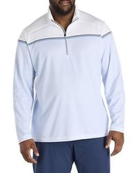 Vineyard Vines - Big & Tall Sankaty Stripe 1 4-Zip Pullover - Lyst
