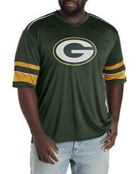 Nfl - Big & Tall V-Neck Team T-Shirt - Lyst