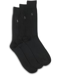 Polo Ralph Lauren - Big & Tall 3-pk Dress Socks - Lyst