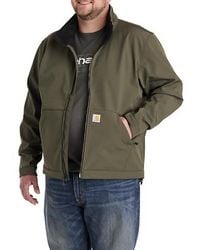 Carhartt - Big & Tall Rain Defender Softshell Jacket - Lyst