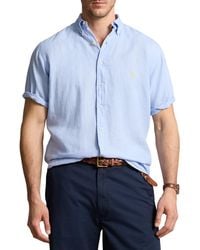 Polo Ralph Lauren - Big & Tall Linen Sport Shirt - Lyst