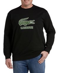 men's lacoste croc crewneck sweat