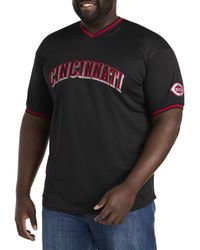 MLB - Big & Tall Black Pop Jersey - Lyst