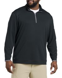adidas - Big & Tall Golf Solid 1 4-zip Pullover - Lyst