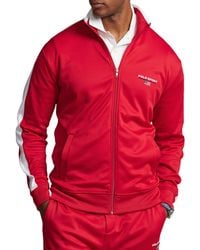 Polo Ralph Lauren - Big & Tall Sport Striped Fleece Track Jacket - Lyst