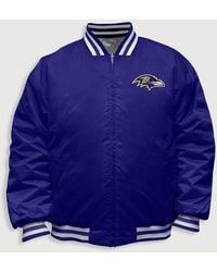 Nfl - Big & Tall Reversible Bomber Jacket - Lyst