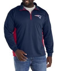 Nfl - Big & Tall 1 4-Zip Pullover - Lyst