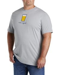 Life Is Good. - Big & Tall Beer Glass Graphic Tee - Lyst
