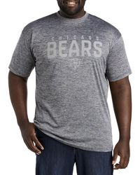 Nfl Big & Tall Team Logo Ombr Polo Shirt in Gray for Men