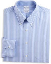 Brooks Brothers - Big & Tall Non-iron Striped Dress Shirt - Lyst