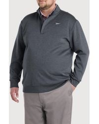 Reebok - Big & Tall 1 4-Zip Performance Pullover - Lyst