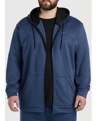 Reebok - Big & Tall Performance Zip-Front Hoodie - Lyst