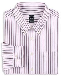 Brooks Brothers - Big & Tall Non-Iron Striped Dress Shirt - Lyst
