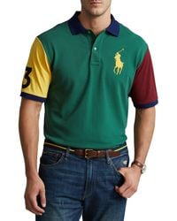 Polo Ralph Lauren - Big & Tall Big Pony Colorblock Polo Shirt - Lyst