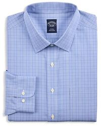 Brooks Brothers - Big & Tall Non-Iron Glen Plaid Dress Shirt - Lyst