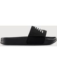 New Balance - Big & Tall Slide Logo Sandals - Lyst