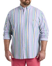 Polo Ralph Lauren - Big & Tall Multi Striped Oxford Sport Shirt - Lyst