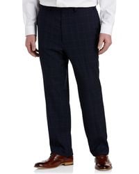 Tallia - Big & Tall Tallia Windowpane Suit Pants - Lyst