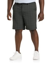 Reebok - Big & Tall Performance Plaid Golf Shorts - Lyst