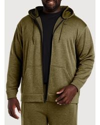 Reebok - Big & Tall Performance Zip-Front Hoodie - Lyst