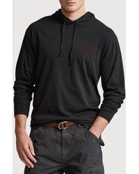 Polo Ralph Lauren Long-Sleeve Henley T-Shirt in White for Men | Lyst