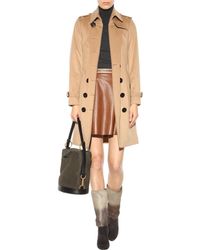 Burberry Jazmine Calf-Hair and Suede Boots - Grey