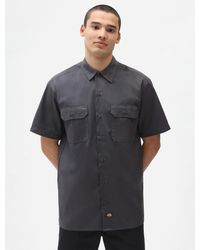 Dickies - Asphalt Gray Short Sleeves Worker Shirt - Lyst