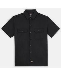 Dickies - Black Short Sleeves Worker Shirt - Lyst
