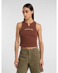 Dickies - Haut Avec Col En V Femme - Lyst