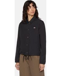 Dickies - Veste De Coach Courte Oakport, Femme, Taille - Lyst