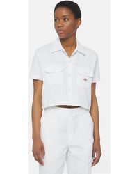 Dickies - Cropped Short Sleeve Work Shirt - Lyst