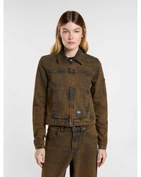 Dickies - Veste En Jean Slim Femme - Lyst
