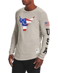 armour under sleeve graphic rock shirt project shirts veteran