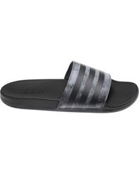 gray adidas slides
