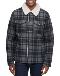 mason wool blend trucker jacket