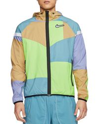 multi coloured nike jacket