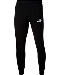 puma essential logo fleece pants