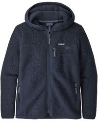 patagonia w's retro pile hoody pelican