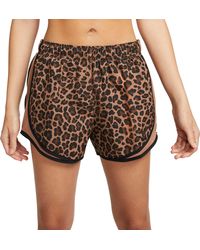 Leopard Print Running Shorts 