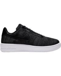 Nike Synthetic Air Force 1 Flyknit 2.0 in Black/White ... Nike Synthetic Air Force 1 Flyknit 2.0 in Black/White ...