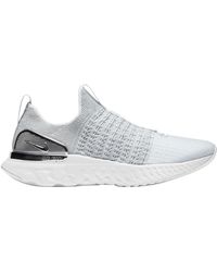 nike epic phantom react flyknit white