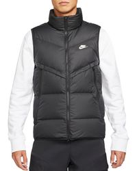 Nike Fleece Sportswear Storm-fit Windrunner Puffer Vest in Black for ...