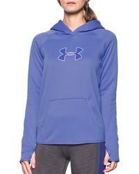 under armour women's storm armour fleece lightweight full zip hoodie