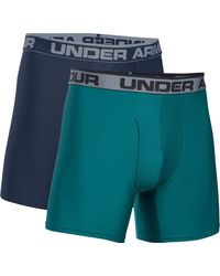 Under Armour Mens UA Original 6/" Boxerjock UA Boxers 2-Pack Small Red Black NEW