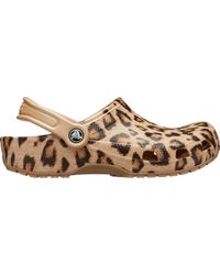 classic snake print clog