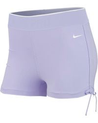 purple nike compression shorts